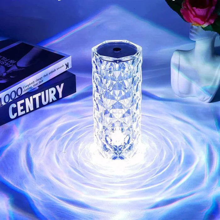 Luminária Luxo Cristal 16 Cores